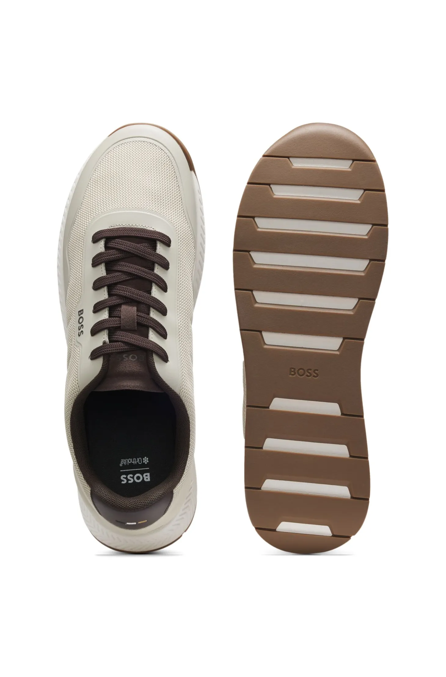 TTNM mesh trainers with smooth trims