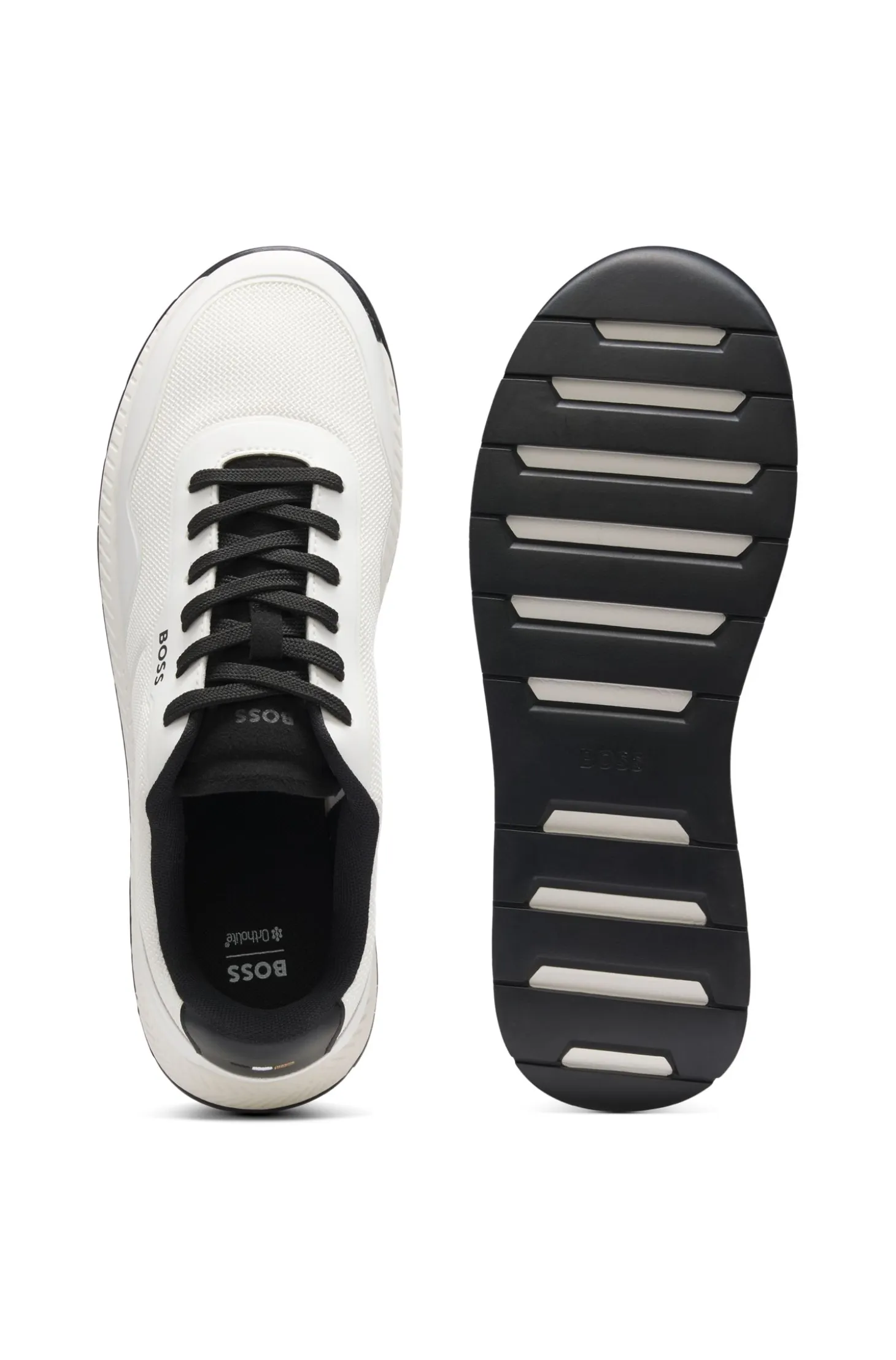 TTNM mesh trainers with smooth trims