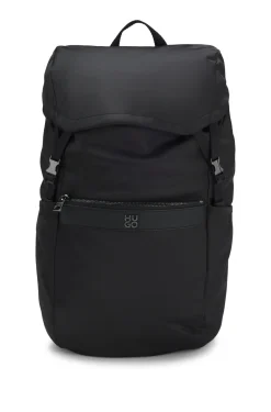 Twill backpack with stacked logo