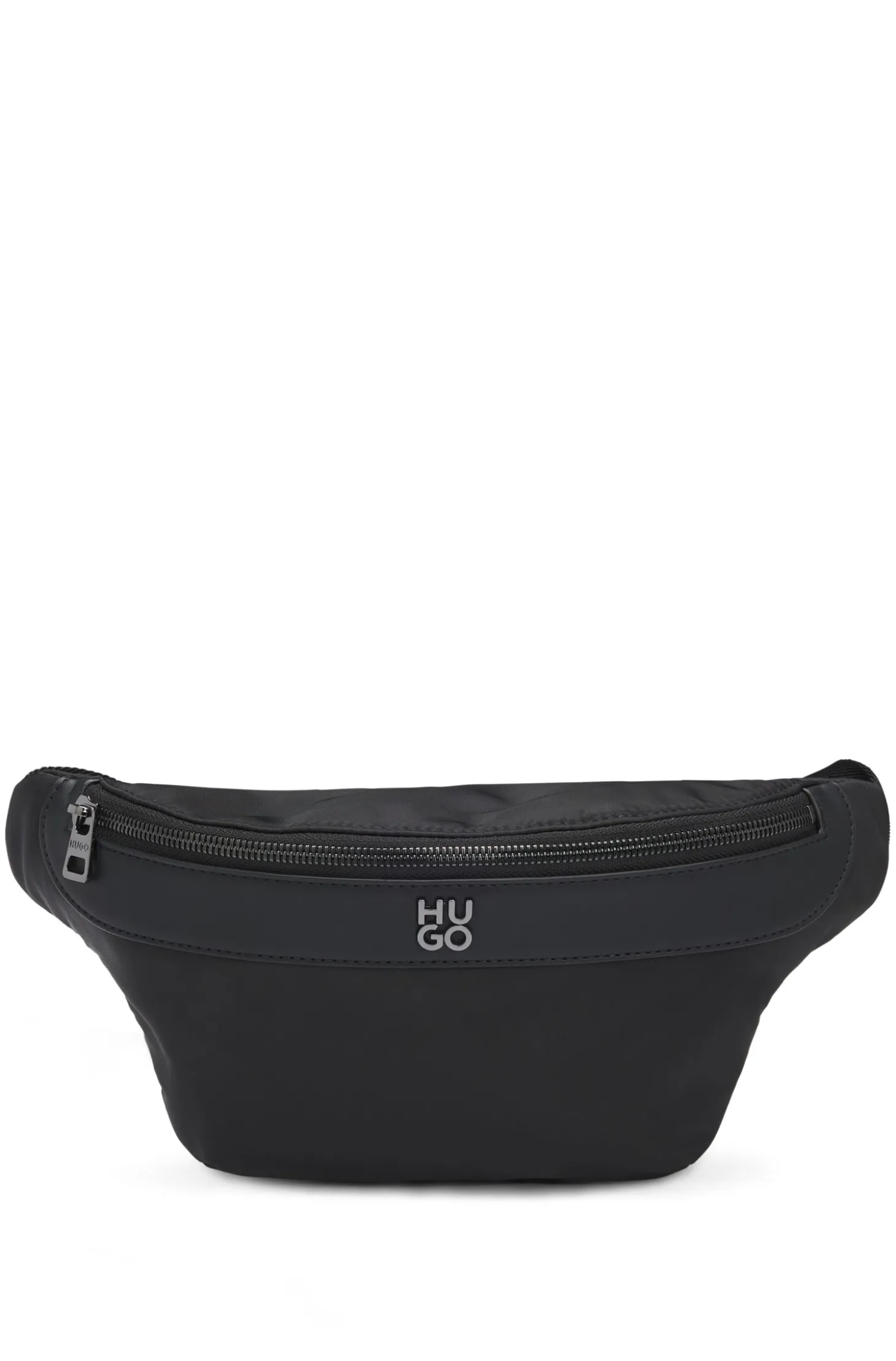 Twill belt bag with stacked-logo hardware