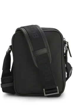 Twill reporter bag with adjustable logo strap