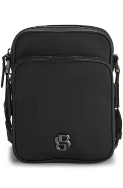 Twill reporter bag with adjustable logo strap