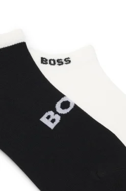 Two-pack ankle socks in soft bamboo blend