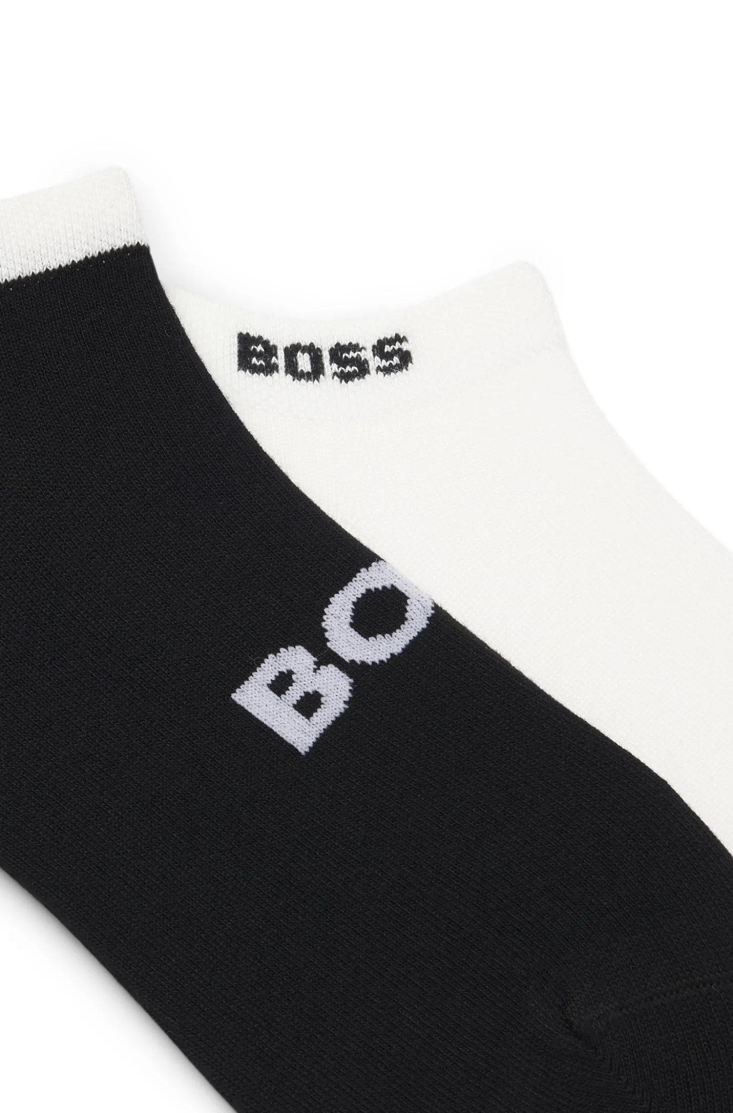 Two-pack ankle socks in soft bamboo blend