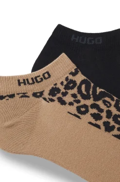 Two-pack of ankle-length cotton-blend socks