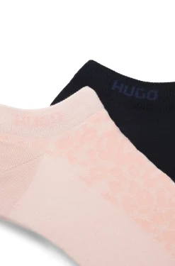 Two-pack of ankle-length cotton-blend socks