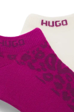Two-pack of ankle-length cotton-blend socks