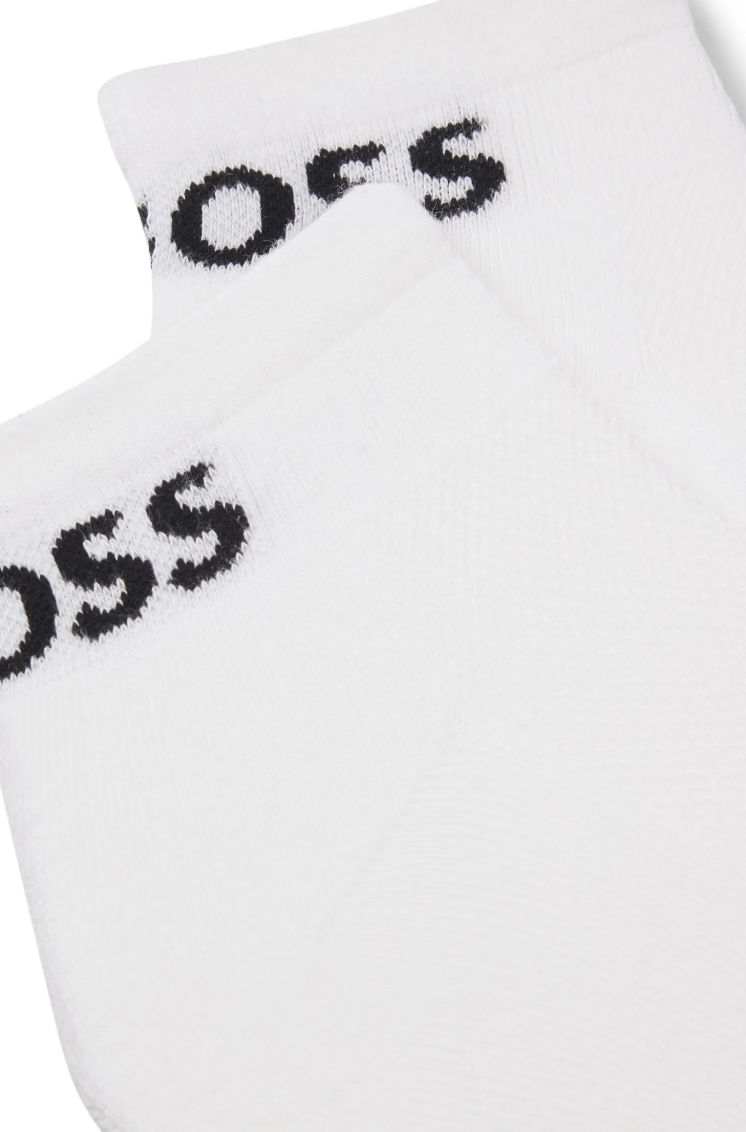 Two-pack of ankle-length socks in stretch fabric
