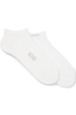 Two-pack of ankle socks in a bamboo blend