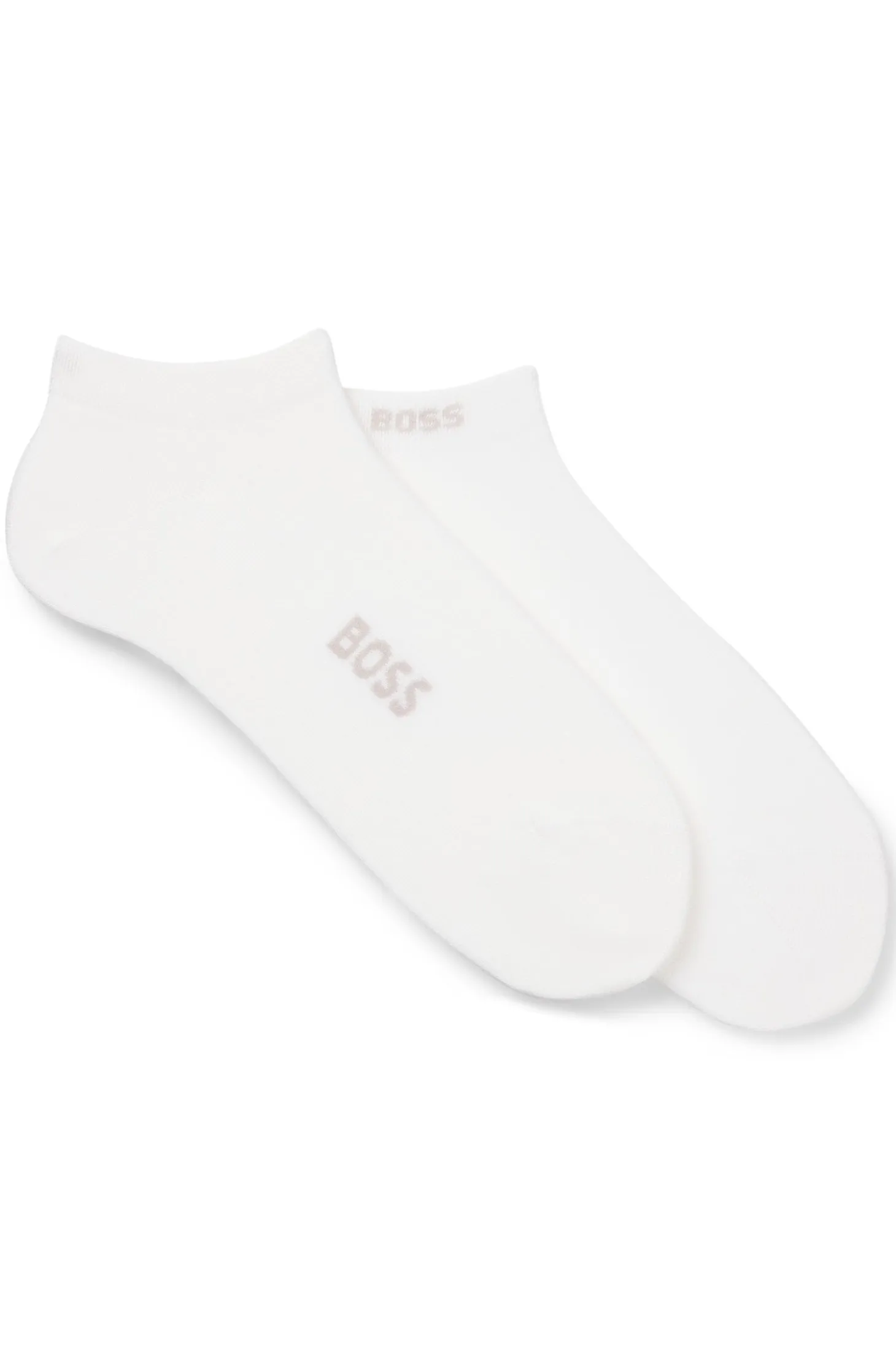 Two-pack of ankle socks in a bamboo blend
