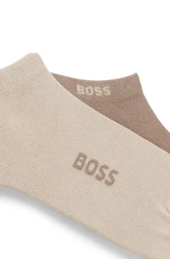 Two-pack of ankle socks in a bamboo blend