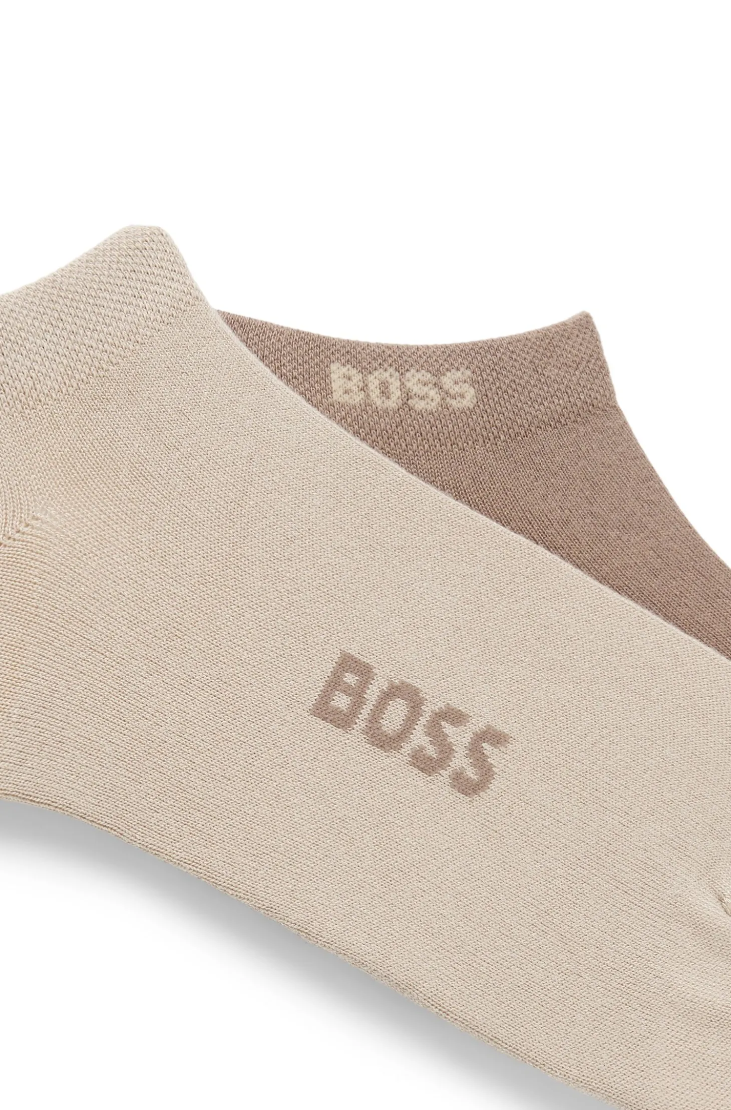 Two-pack of ankle socks in a bamboo blend