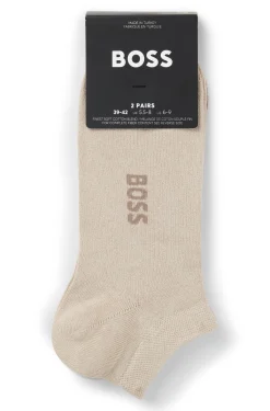 Two-pack of ankle socks in a bamboo blend