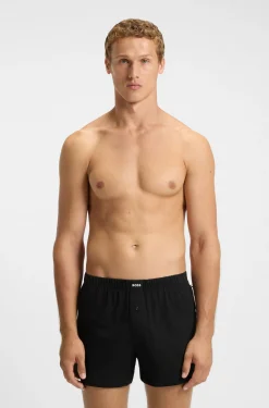 Two-pack of boxer shorts in stretch cotton