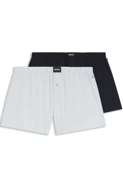 Two-pack of boxer shorts in stretch cotton