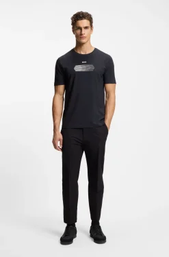 Two-pack of regular-fit T-shirts in stretch cotton