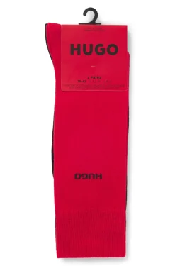 Two-pack of regular-length logo socks