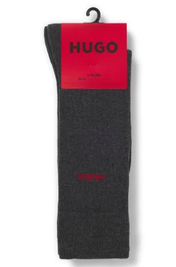 Two-pack of regular-length logo socks