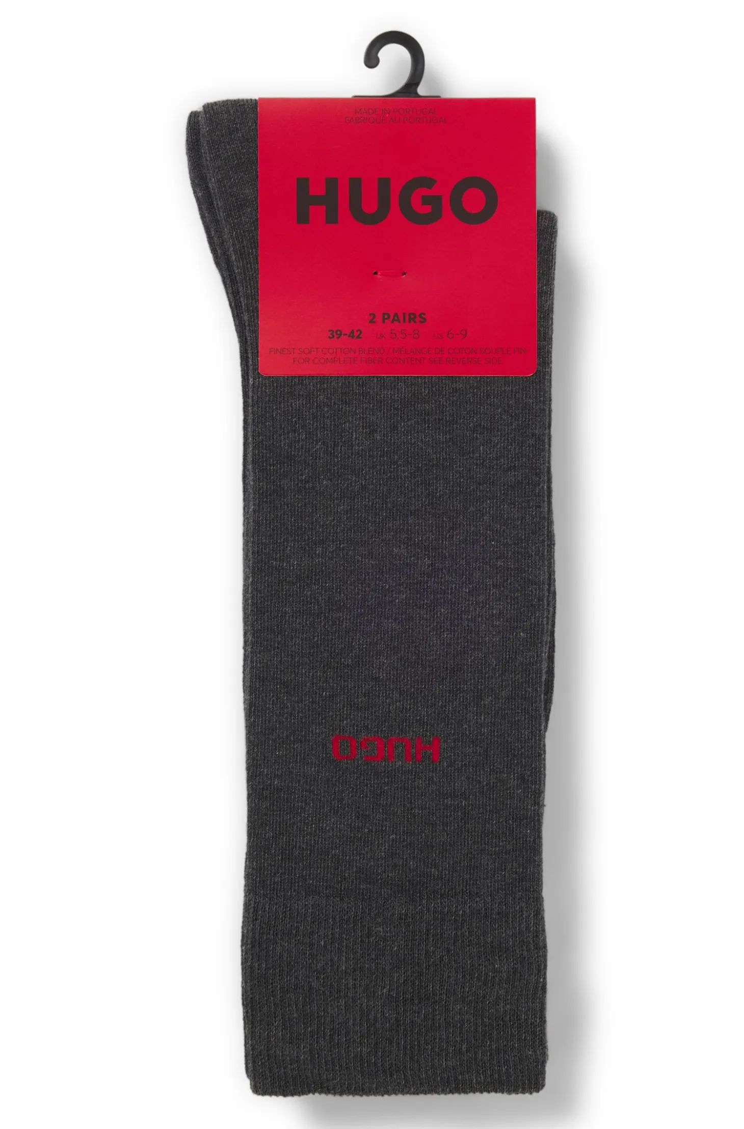 Two-pack of regular-length logo socks