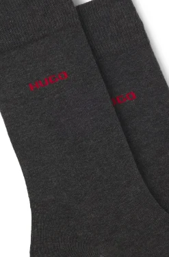 Two-pack of regular-length logo socks