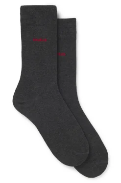 Two-pack of regular-length logo socks