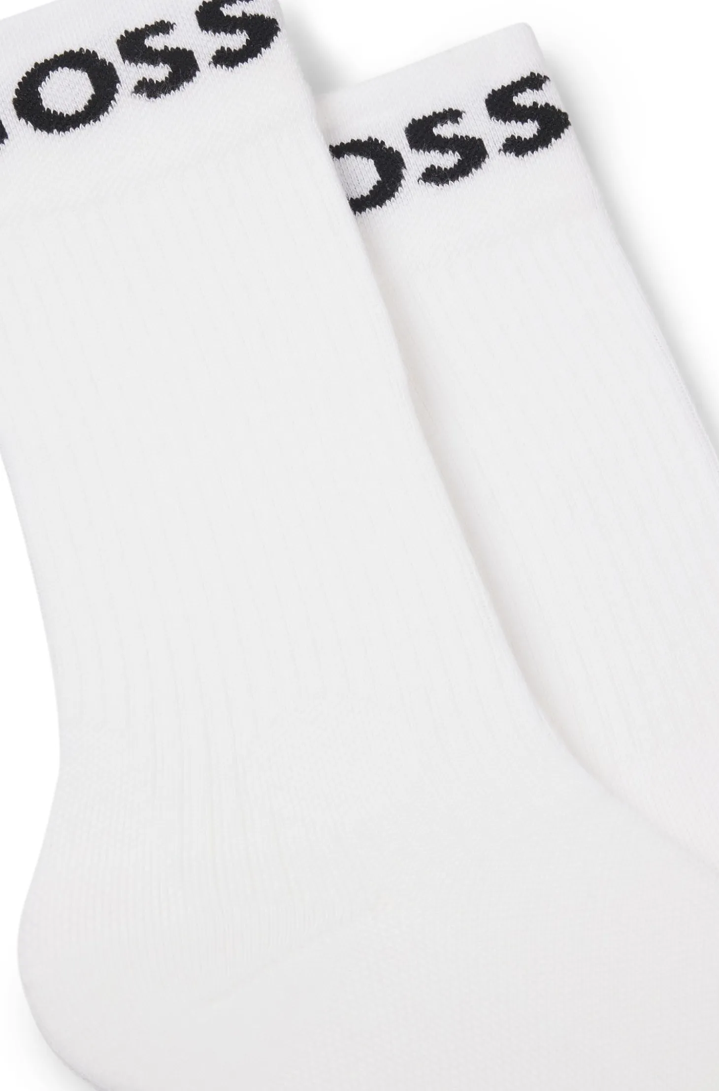 Two-pack of regular-length socks in stretch fabric