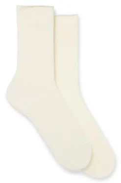 Two-pack of regular-length socks with bamboo