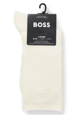 Two-pack of regular-length socks with bamboo