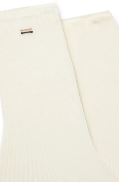 Two-pack of regular-length socks with logo details