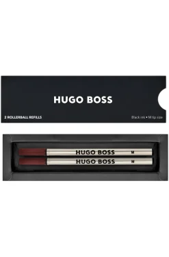 Two-pack of rollerball pen refills in black