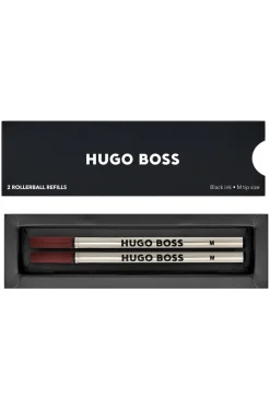 Two-pack of rollerball pen refills in black