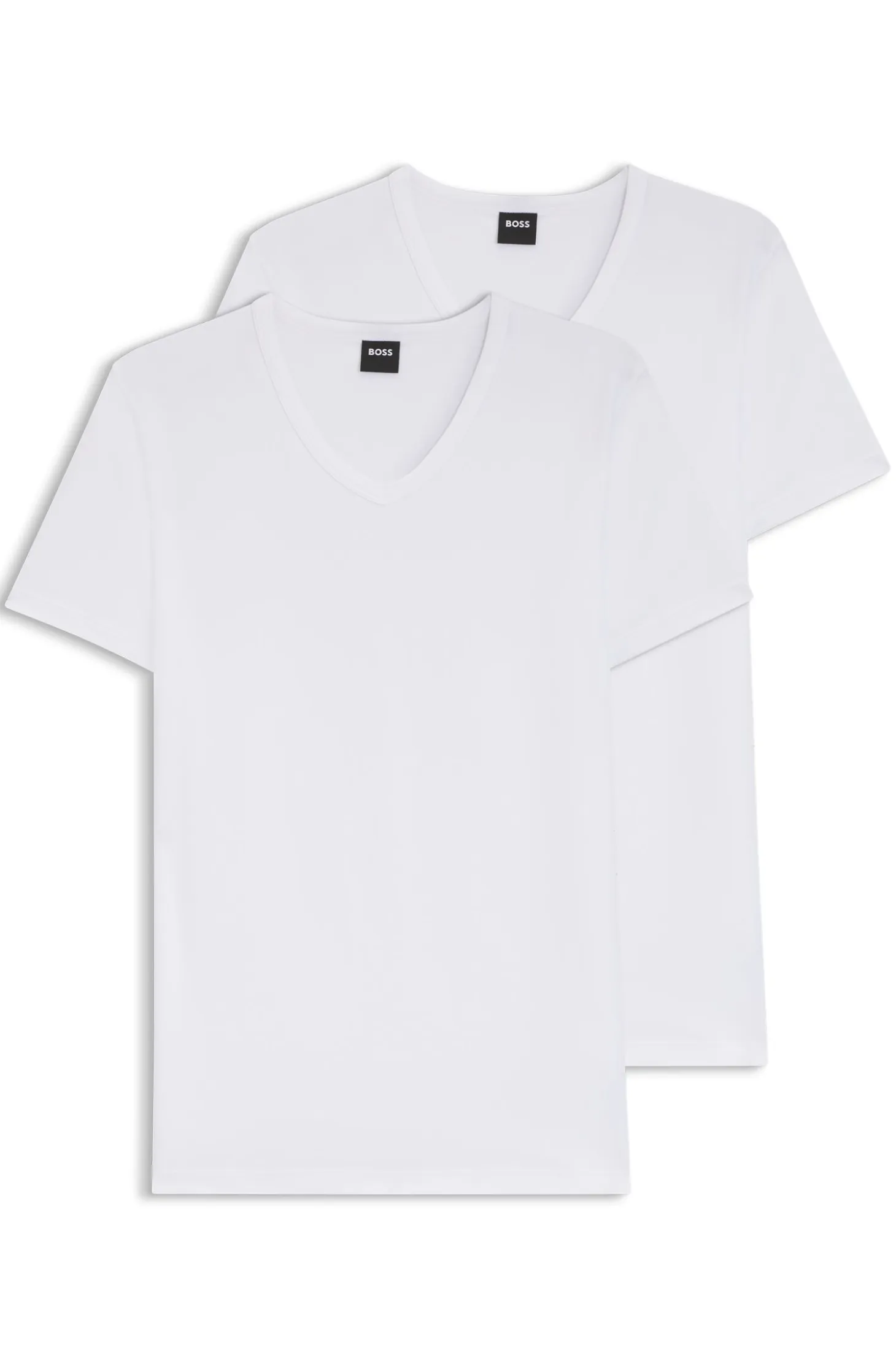 Two-pack of slim-fit stretch-cotton underwear T-shirts
