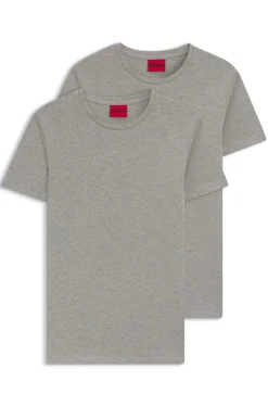 Two-pack of slim-fit T-shirts in stretch cotton