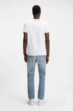 Two-pack of slim-fit T-shirts in stretch cotton