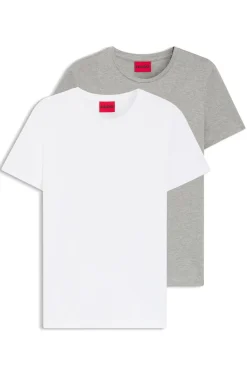 Two-pack of slim-fit T-shirts in stretch cotton