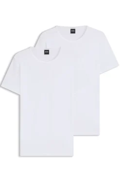 Two-pack of underwear T-shirts in stretch cotton