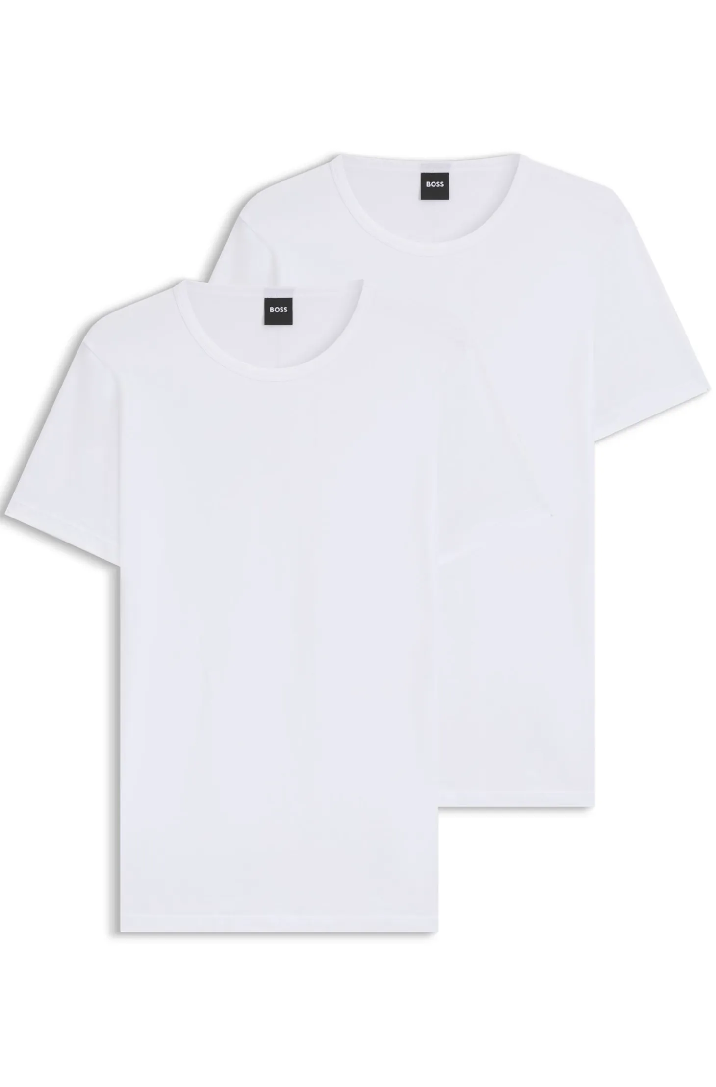 Two-pack of underwear T-shirts in stretch cotton