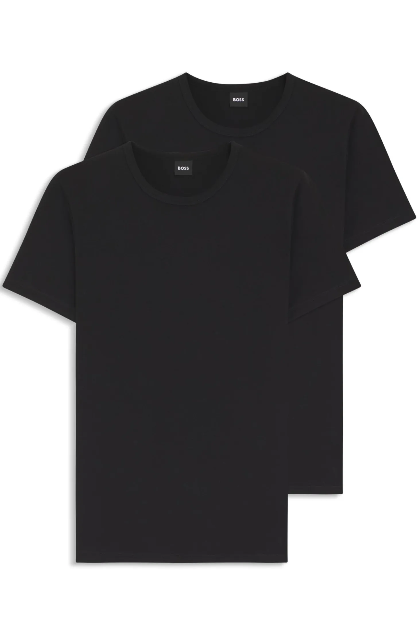 Two-pack of underwear T-shirts in stretch cotton