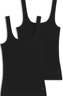 Two-pack of vests in stretch-cotton jersey