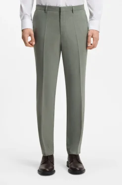 Two-piece extra-slim-fit suit in patterned fabric