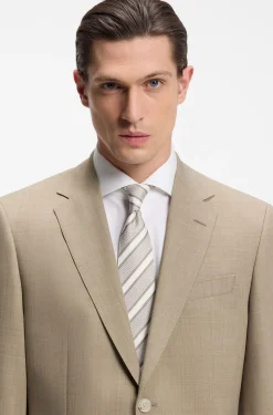 Two-piece regular-fit suit in easy-care fabric