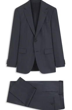 Two-piece regular-fit suit in Italian virgin wool