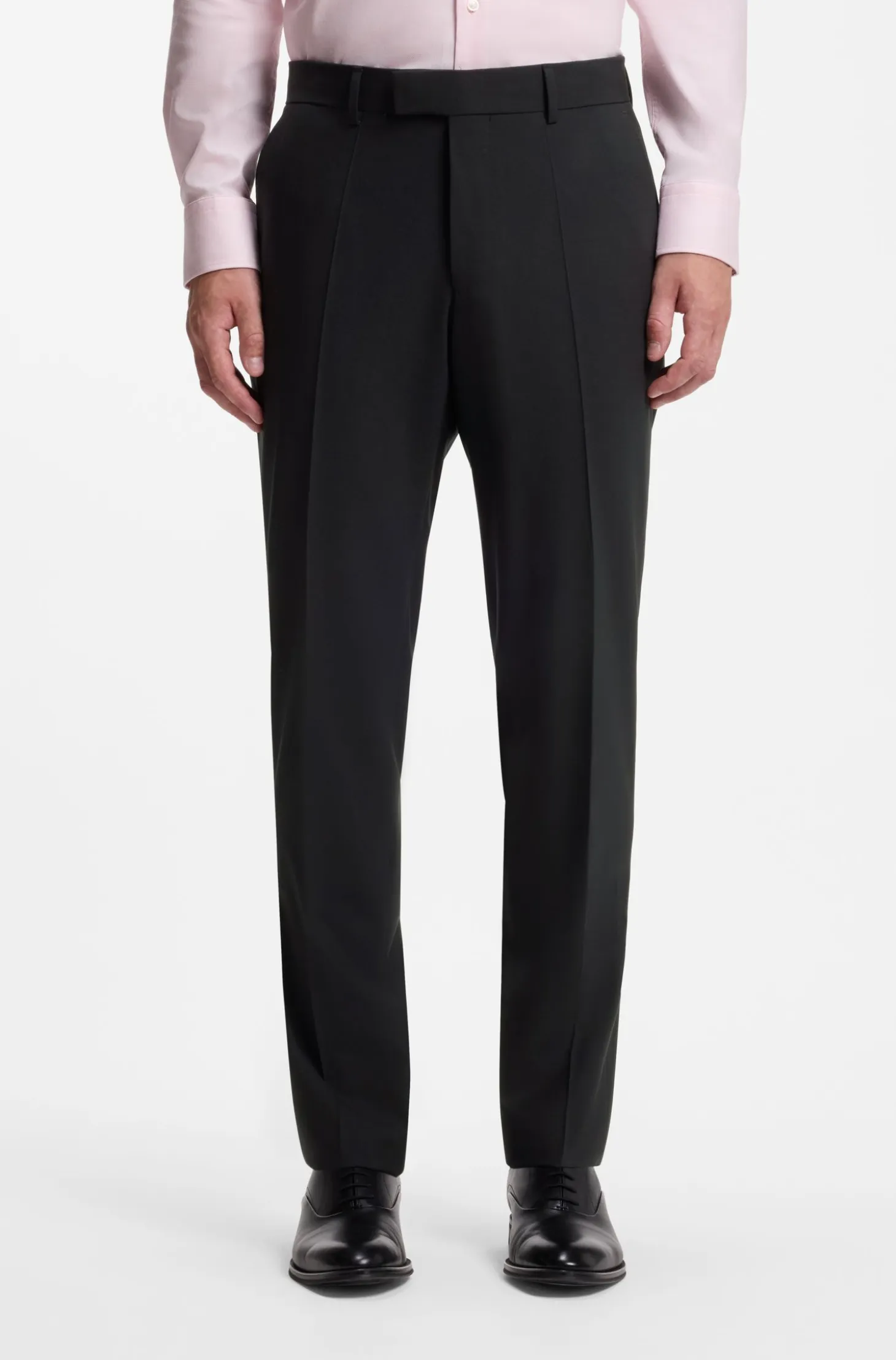 Two-piece regular-fit suit in stretch wool
