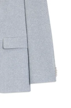 Two-piece regular-fit suit in stretch bouclé