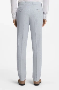 Two-piece regular-fit suit in stretch bouclé