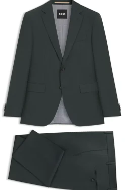 Two-piece regular-fit suit in stretch cloth