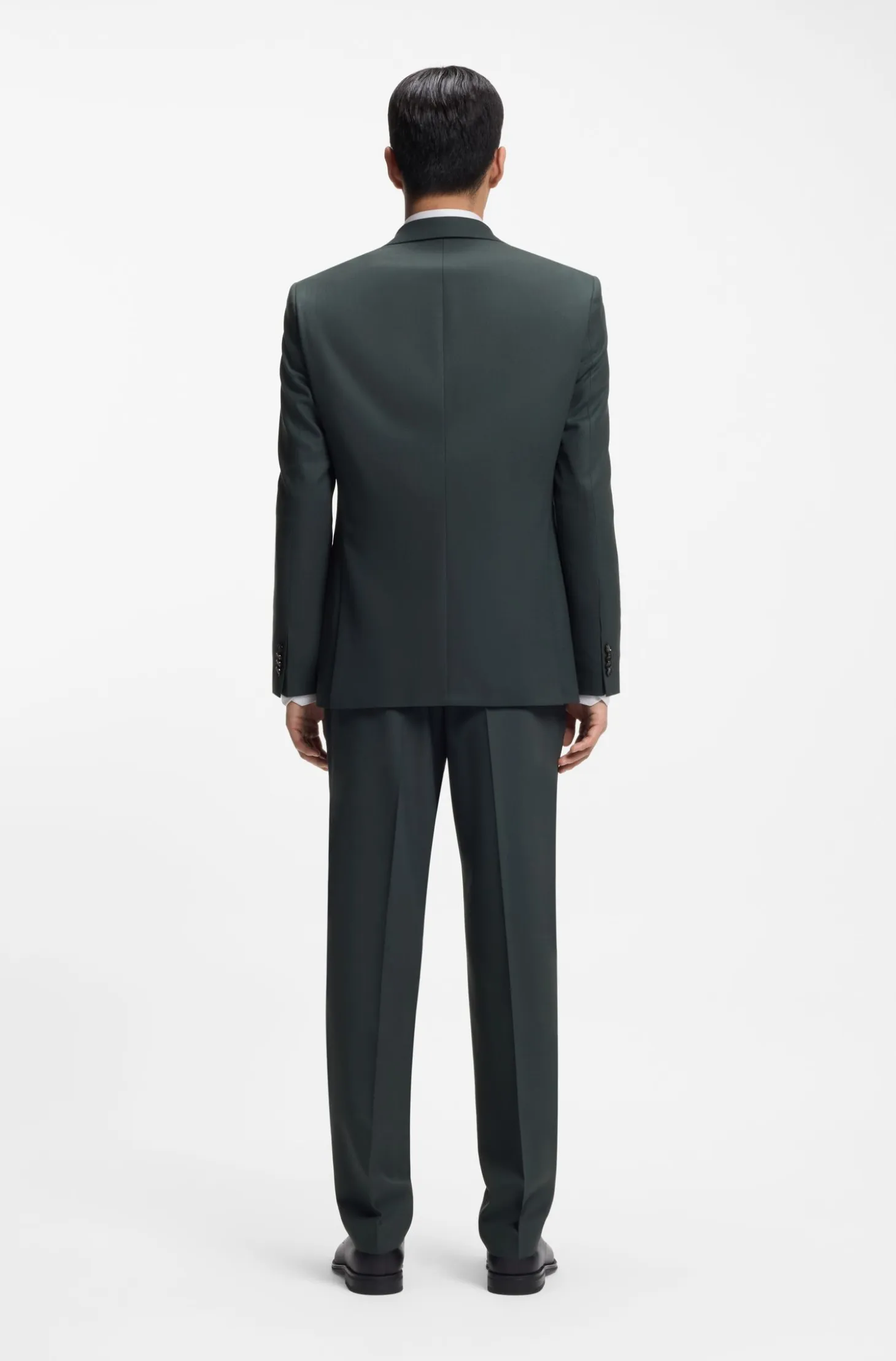 Two-piece regular-fit suit in stretch cloth