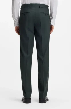 Two-piece regular-fit suit in stretch cloth