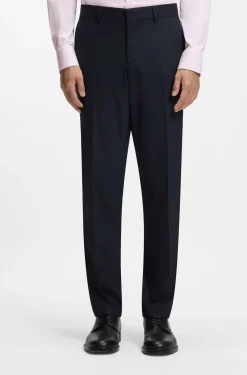 Two-piece regular-fit suit in stretch cloth