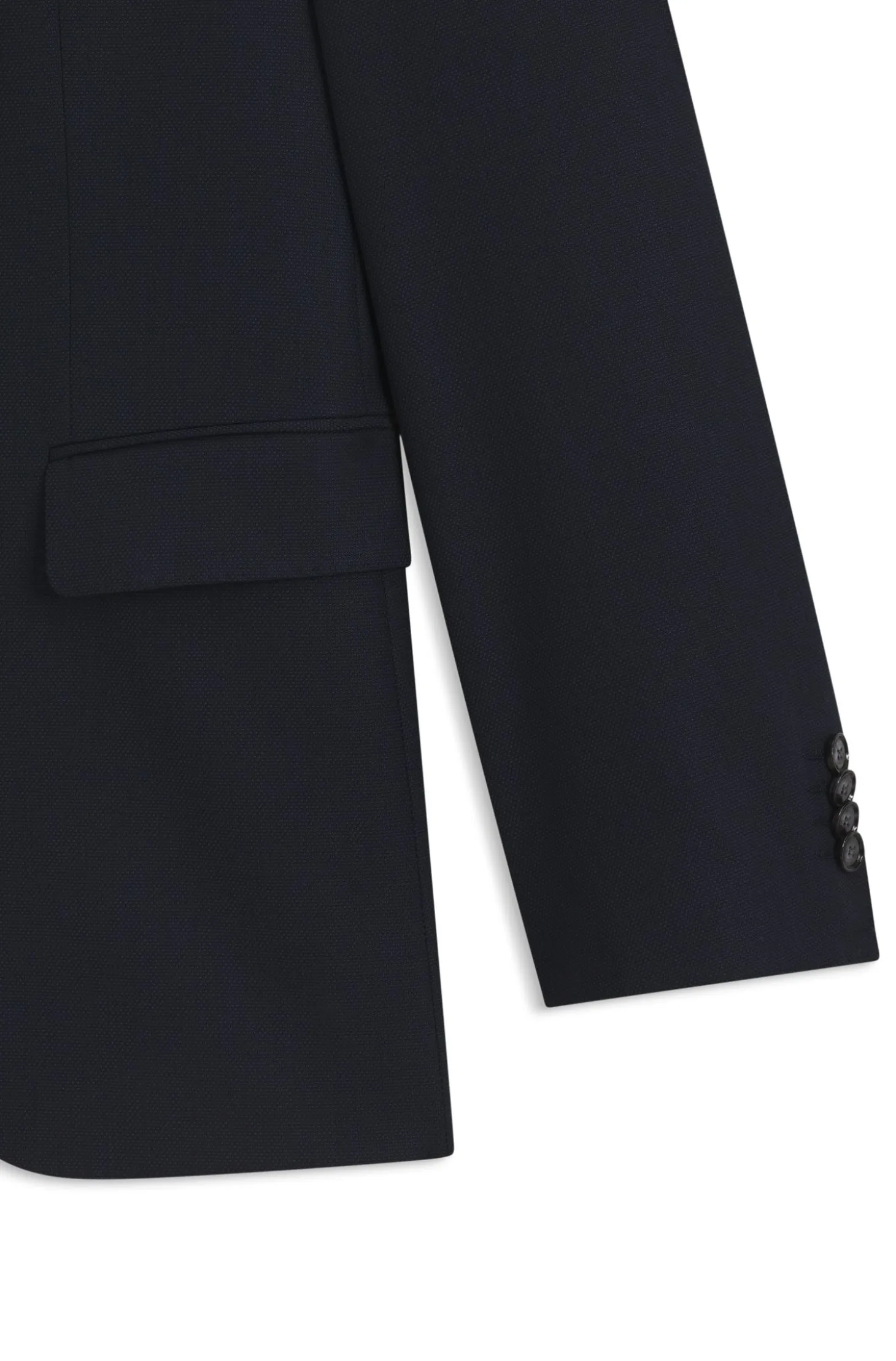 Two-piece regular-fit suit in stretch cloth